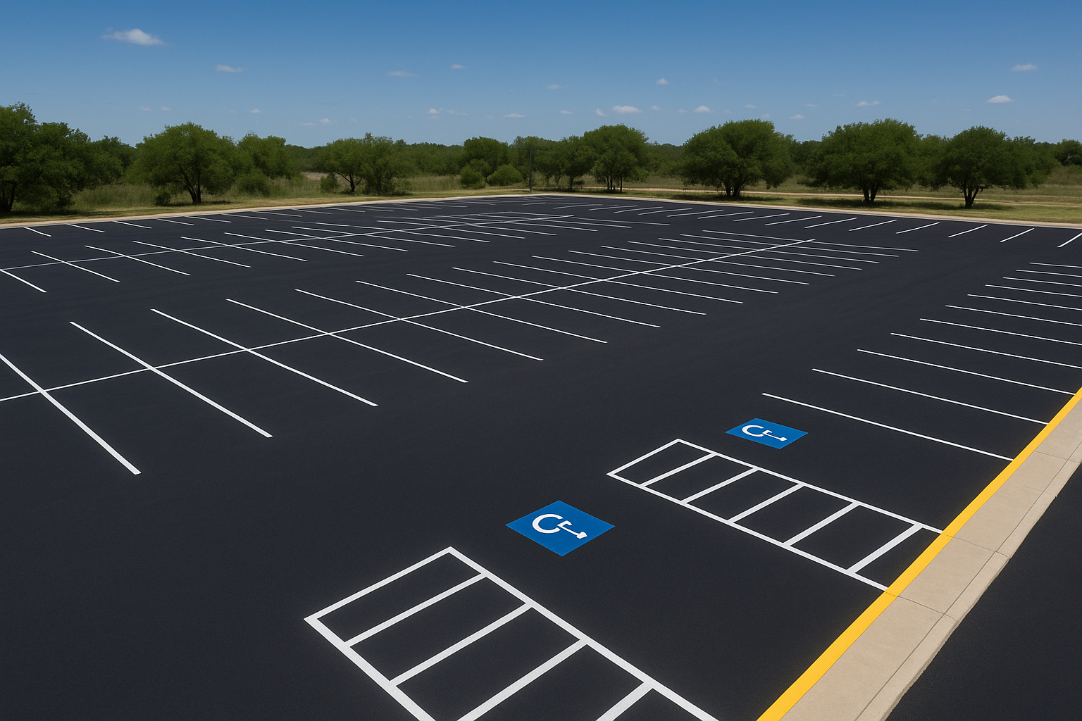 Parking Lot Striping Denton TX: Expert Line Marking