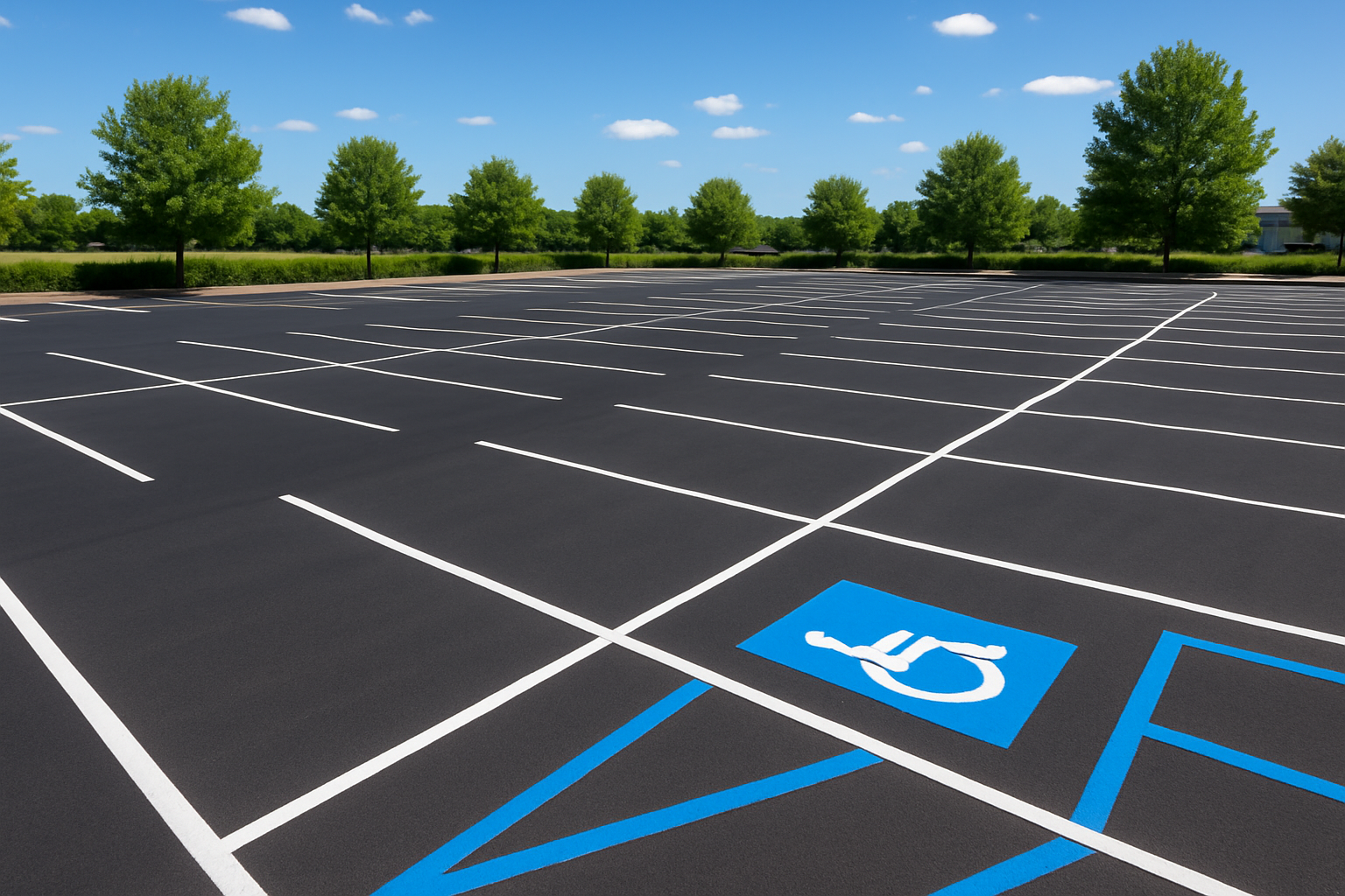 Asphalt Striping: Guide to Parking Lot Line Marking
