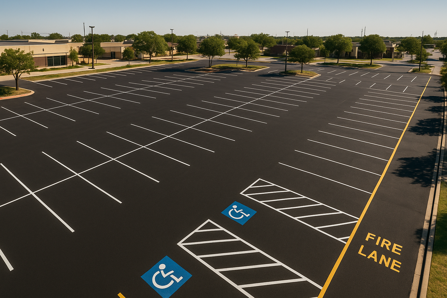 Parking Lot Striping in Dallas: What You Need to Know