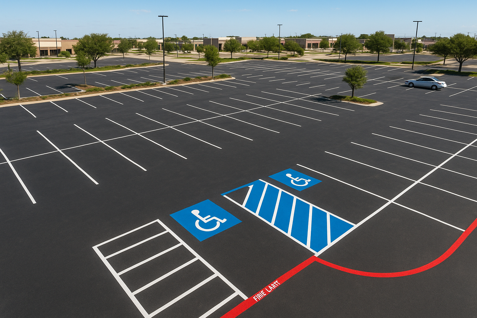 Dallas Parking Lot Striping: Pro Line Marking Guide