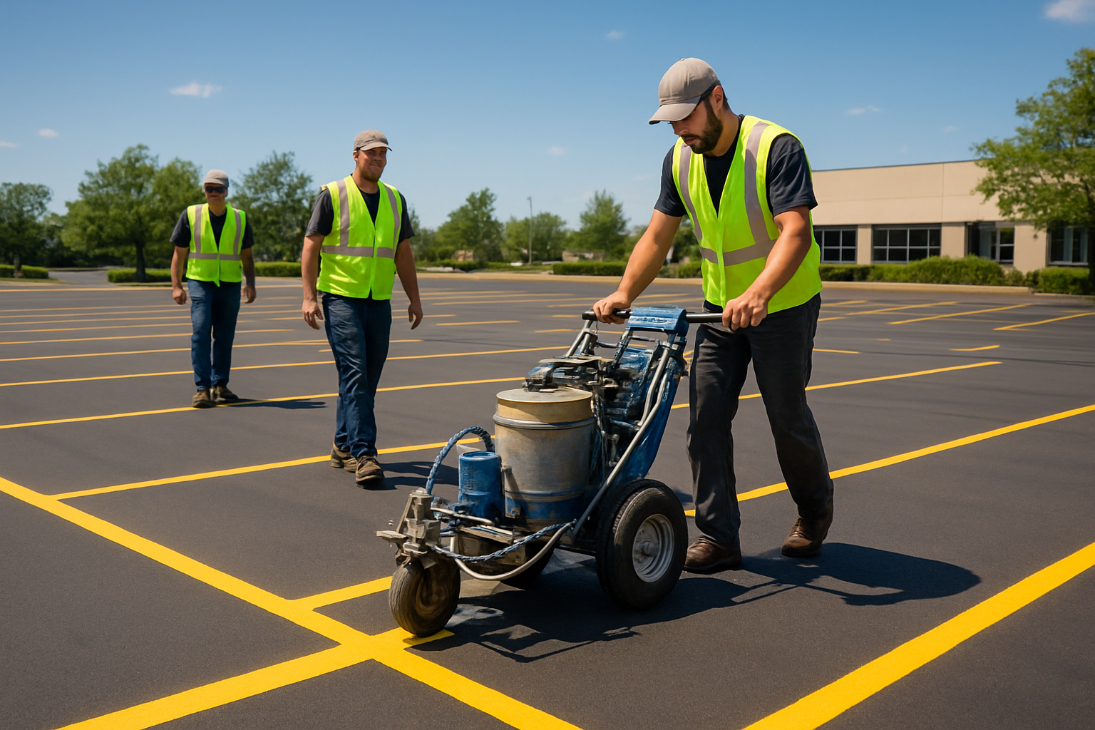 Traffic Marking and Striping Guide for Texas Lots